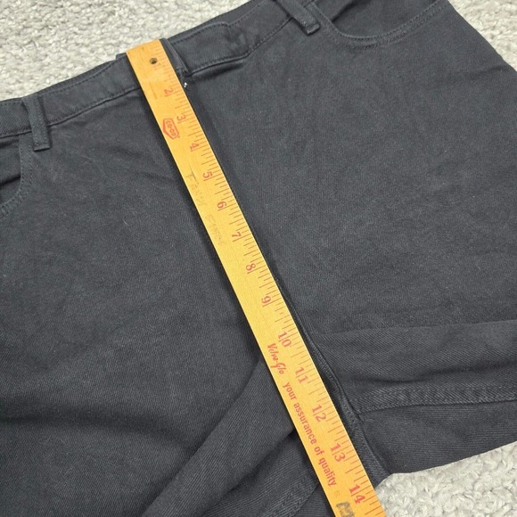 Aritzia Wilfred Free Melina Jeans Womens 14 Black High‎ Rise Straight NWT - Picture 11 of 14